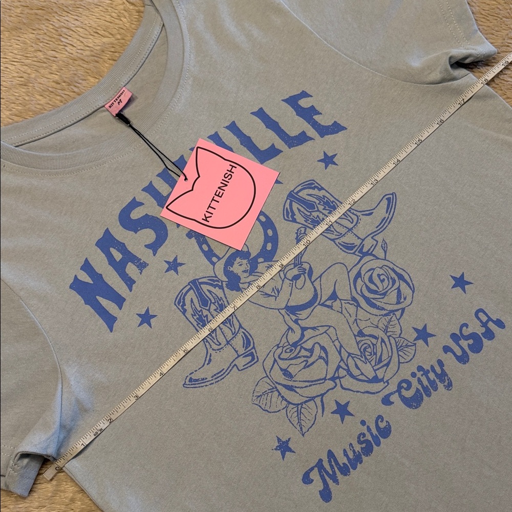 KITTENISH Nashville Music City USA T-Shirt - Picture 11 of 12